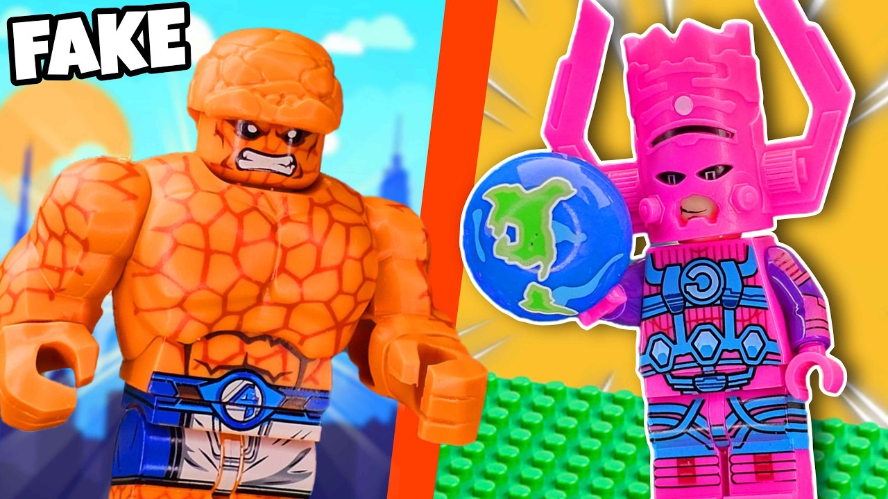 Я построил ВСЕ ФАНТАСТИЧЕСКИЕ ЧЕТВЕРКИ из LEGO...