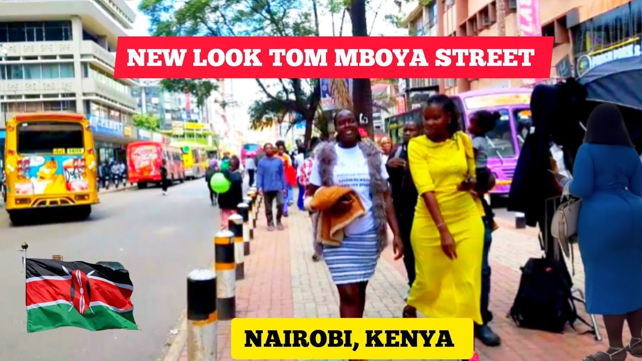 A Walk On New Look TOM MBOYA Street NAIROBI | New CABROS | Street Lights🤗