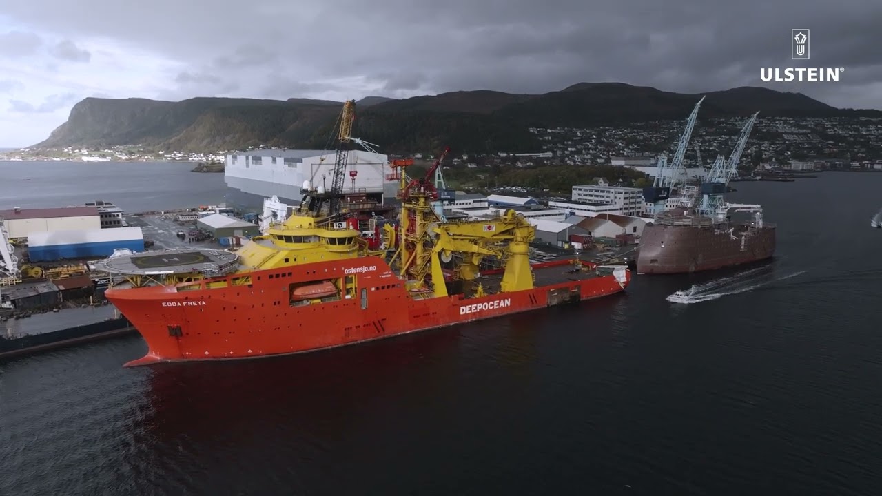 Mobilisation of Edda Freya at Ulstein Verft