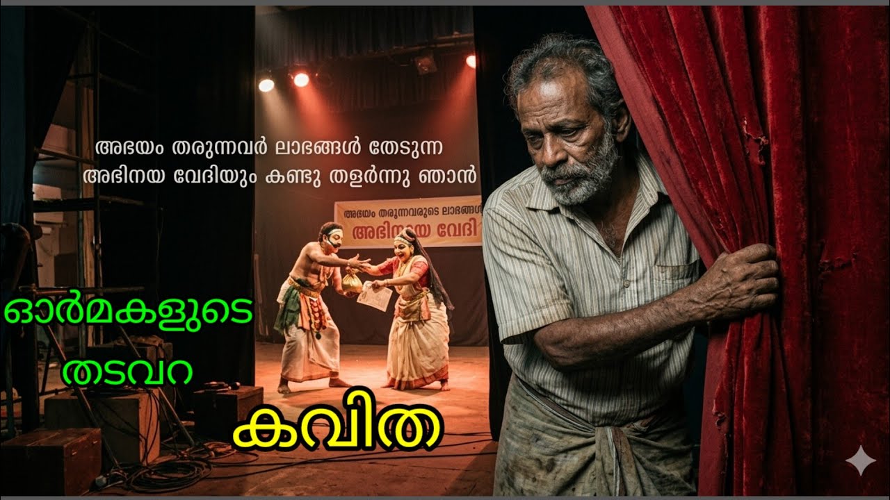 @ ഓർമകളുടെ തടവറ 1 മലയാള കവിത 1 സുബ്രഹ്മണ്യൻ മലയിൽ