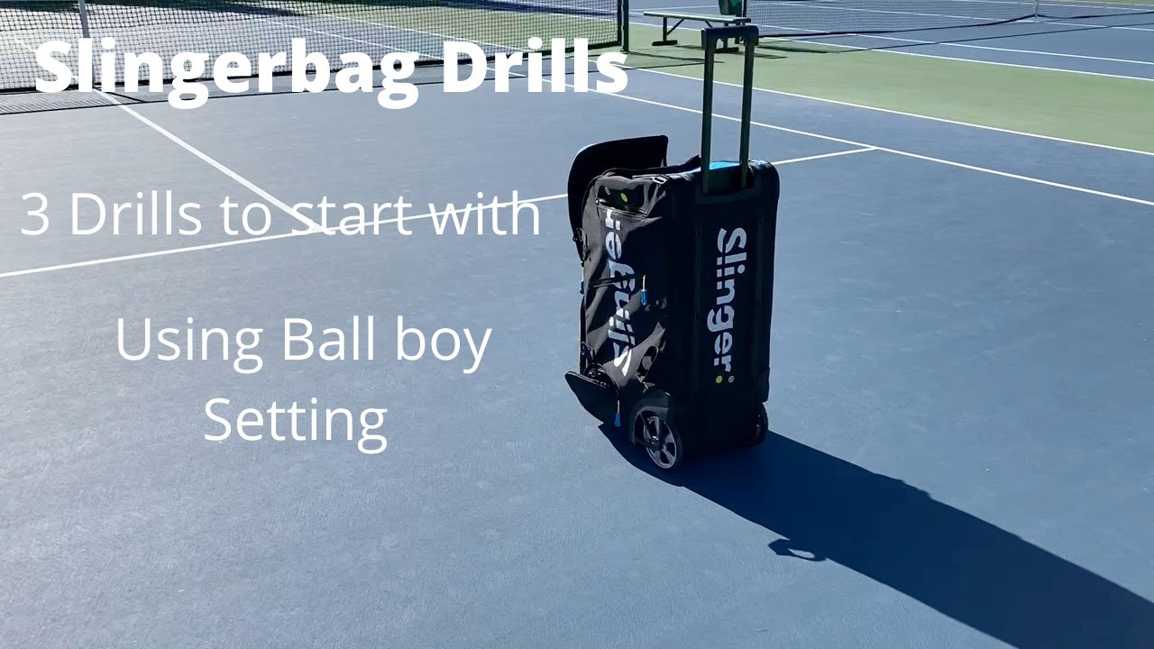 The best drills using the ball boy setting on Slingerbag