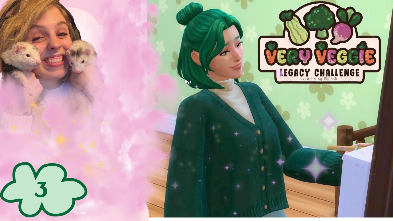 Meet Mooshi and Toady! 🐾💜 | Very Veggie Legacy #3 (the sims 4)