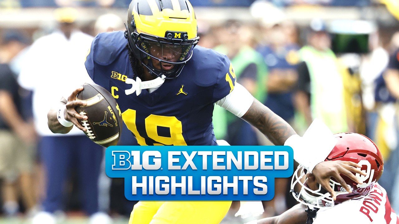 Oklahoma at Michigan | EXTENDED HIGHLIGHTS | Big Ten Football | 9/12/2026