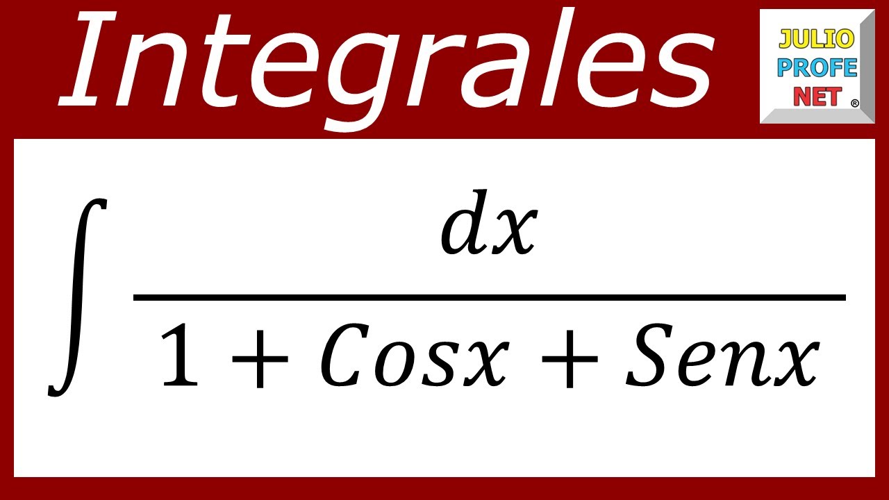 Integrales trigonométricas | Ej. 8 #julioprofe