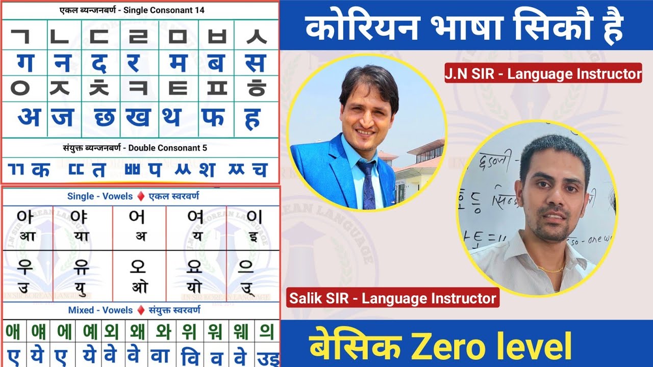 सजिलो सग कोरियन भाषा सिकौ || Day-1 ||2023 को लागि तयारी || Vowel, Consonant  || JN Sir Korean Butwal