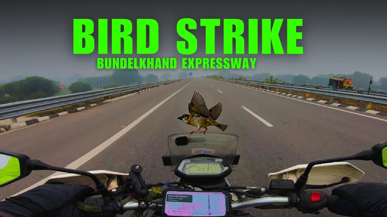 700 Km on Bundelkhand Expressway and Experienced a BIRD STRIKE!