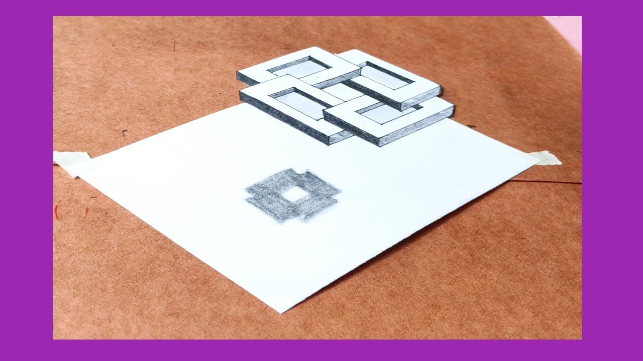 Easy 3D drawing for beginners 