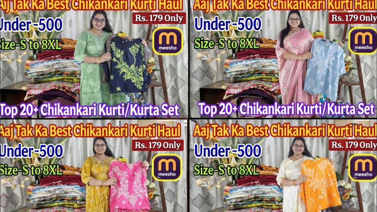 Meesho kurta sets haul l Summer wear cotton kurta sets starting Rs 380 l Latest meesho haul women