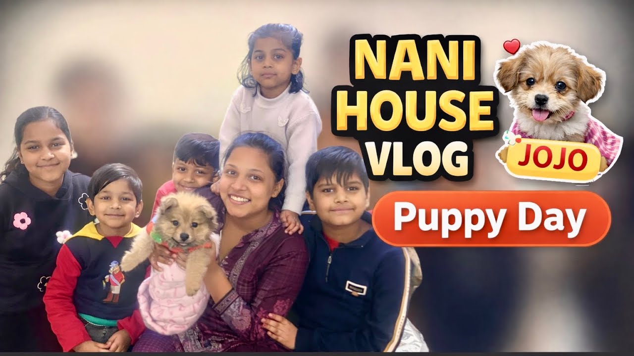 Jojo Bimaar Ho Gaya 😢 | Nani House Puppy Day | Emotional Vlog | Family Vlog| Neha Vlogs|