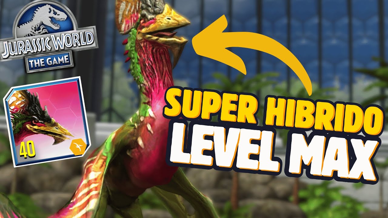 CRIEI O SUPER HIBRIDO VOADOR E JA DEIXEI ELE NIVEL 40 - Jurassic World the Game