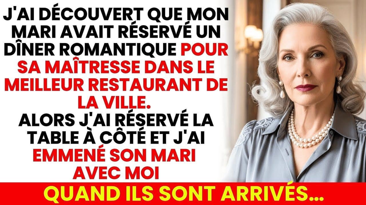 Mon Mari A Réservé Un Dîner Pour Sa Maîtresse. J’ai Réservé La Table À Côté Avec Le Mari D’elle…