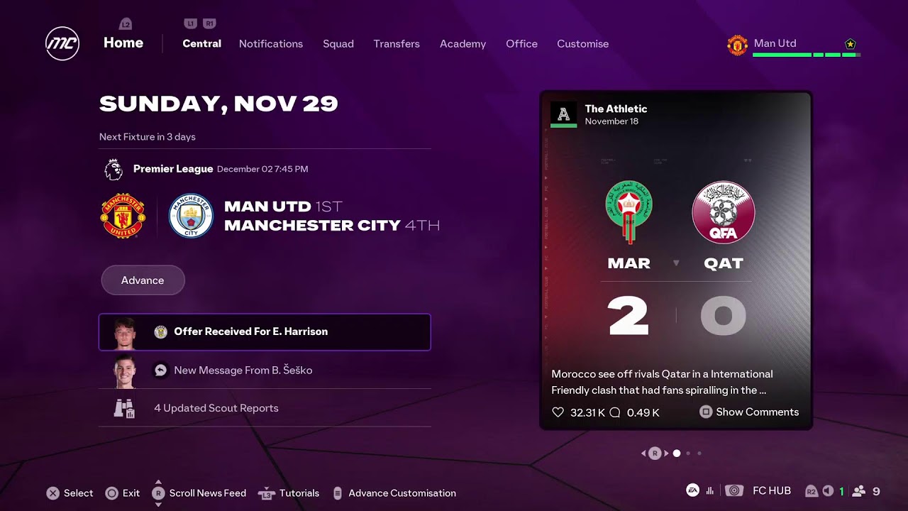 Manchester united series