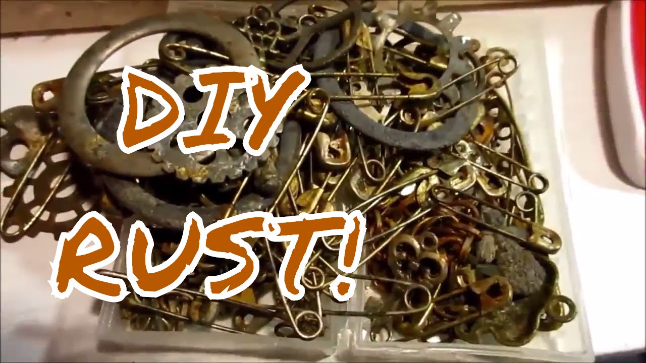 Quick Tip -Tutorial: How to Rust Your Metal Pieces/Charms - Vintage & Patina Look!