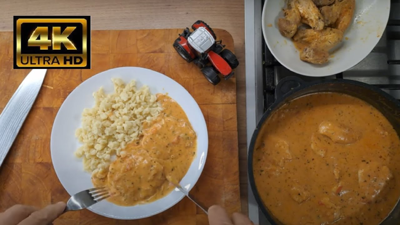 Vaj puha tejfölös csirkemell paprikás 15 perc alatt .-) Szaftos , finom és nagyon egyszerű .-)
