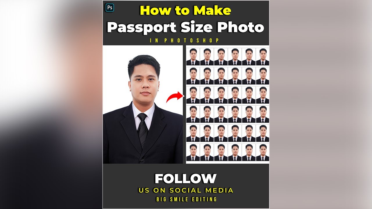 Как сделать фотографию паспортного размера — урок по Photoshop