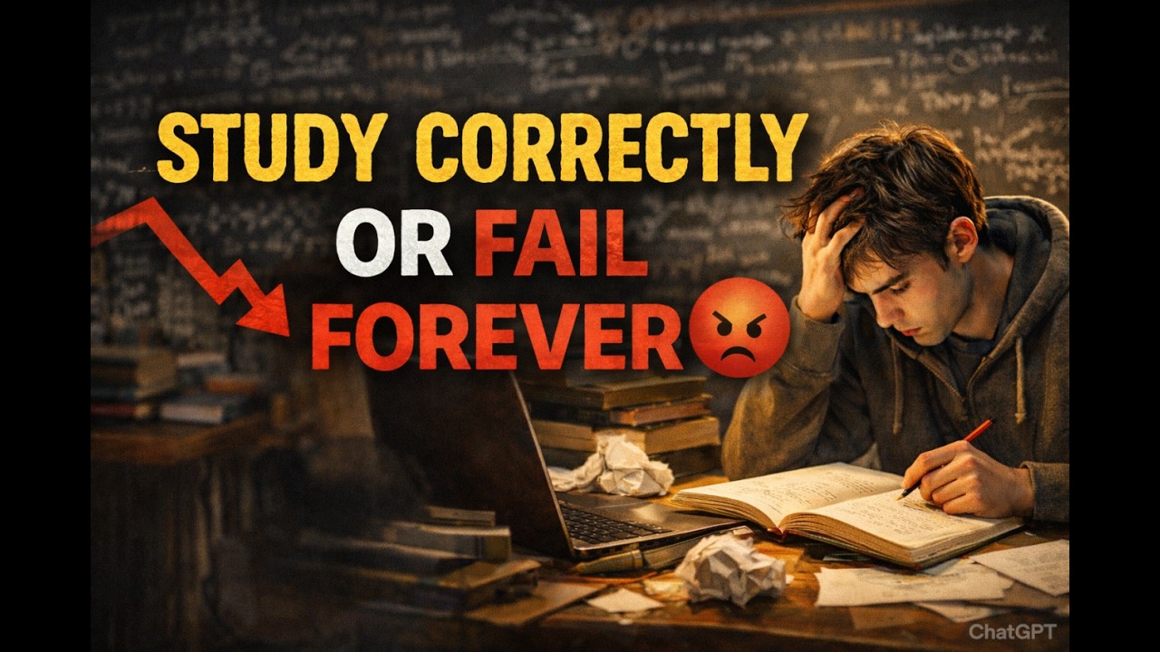 Learn How To Actually Study Before It's Too Late (The Correct Way to Study)