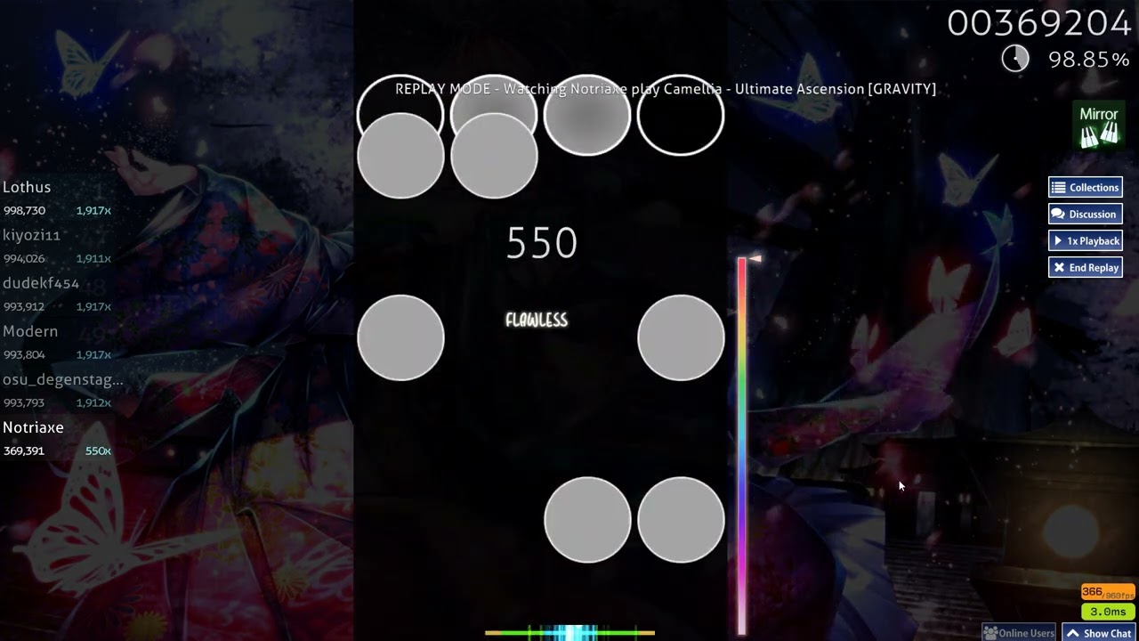Notriaxe Osu Ultimate ascension -1 😡