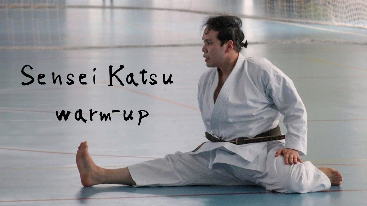 Warm up/Junbi Undo karate by Tiru Jr Katsu sensei Shuhari Shotokan Karate Association