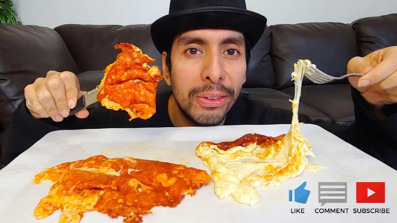 DOUBLE FULL CHEESE PANCAKES MUKBANG EATING SHOW