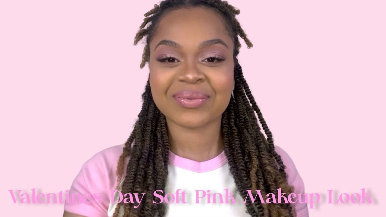 Soft Pink Valentines Day Makeup Look 💕✨