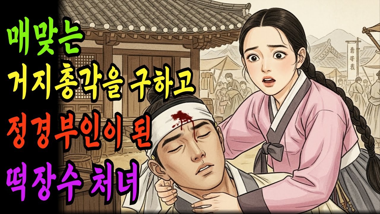 매맞는 거지총각을 구하고 정경부인이 된 떡장수 처녀  | 야담 | 야사 | 전설 | 민담 | 설화 | 옛날이야기 l 오디오북
