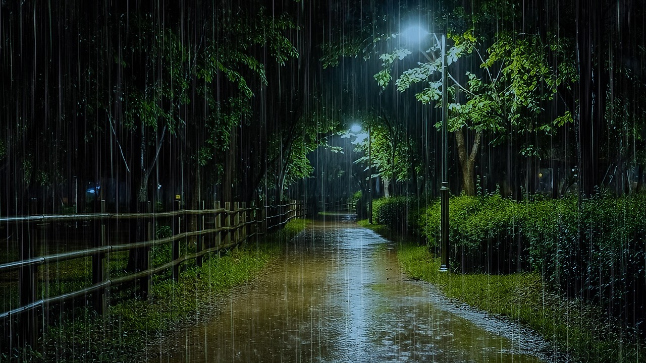 Soothing Rain on Forest Path to Sleep Deeper | Rain ASMR to Cure Tinnitus, Insomnia & Stress