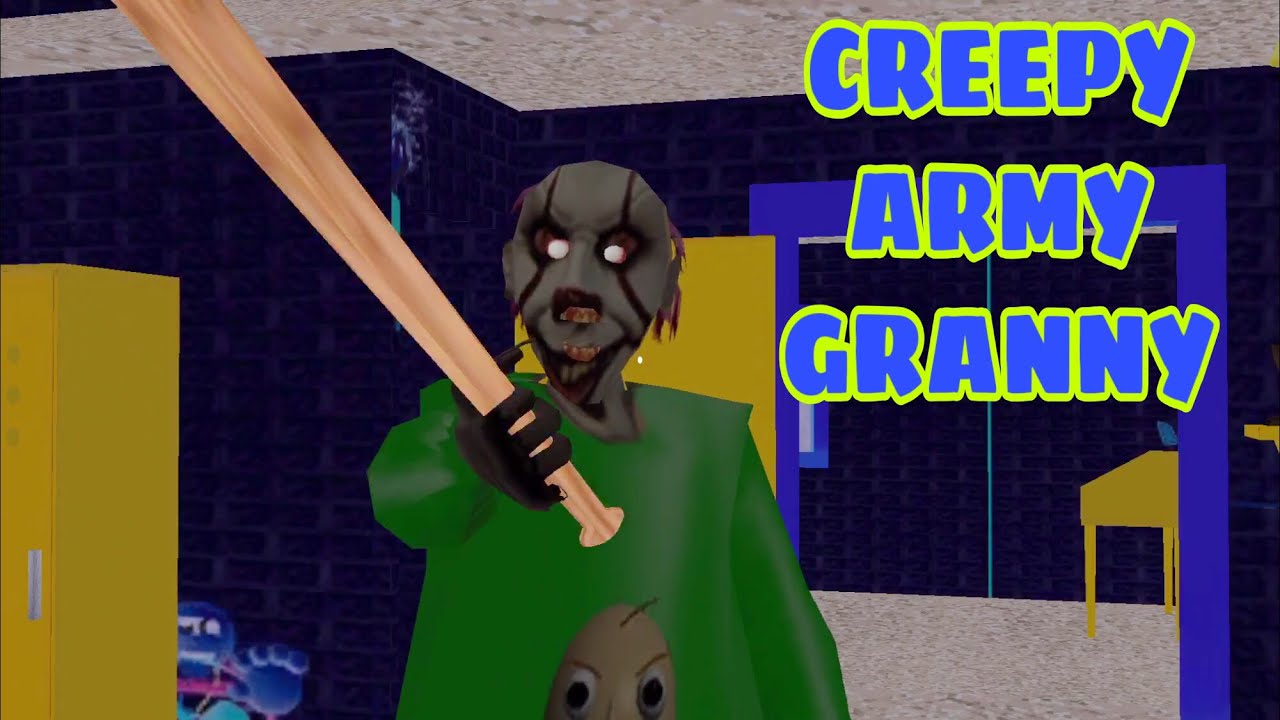 CREEPY ARMY GRANNY - FULL GAMEPLAY IOS,ANDROID