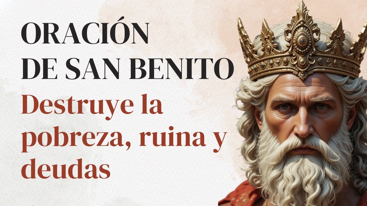 🔥Oración Poderosa a San Benito para Quitar Ruina, Pobreza, Deudas y Falta de Trabajo