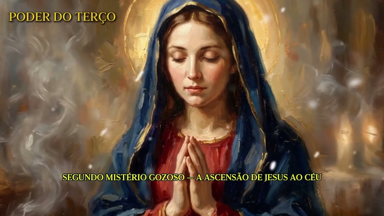 TERÇO DE HOJE | 11/03/2026 - QUARTA-FEIRA: MISTÉRIOS GLORIOSOS | 04 HORAS | SANTO TERÇO