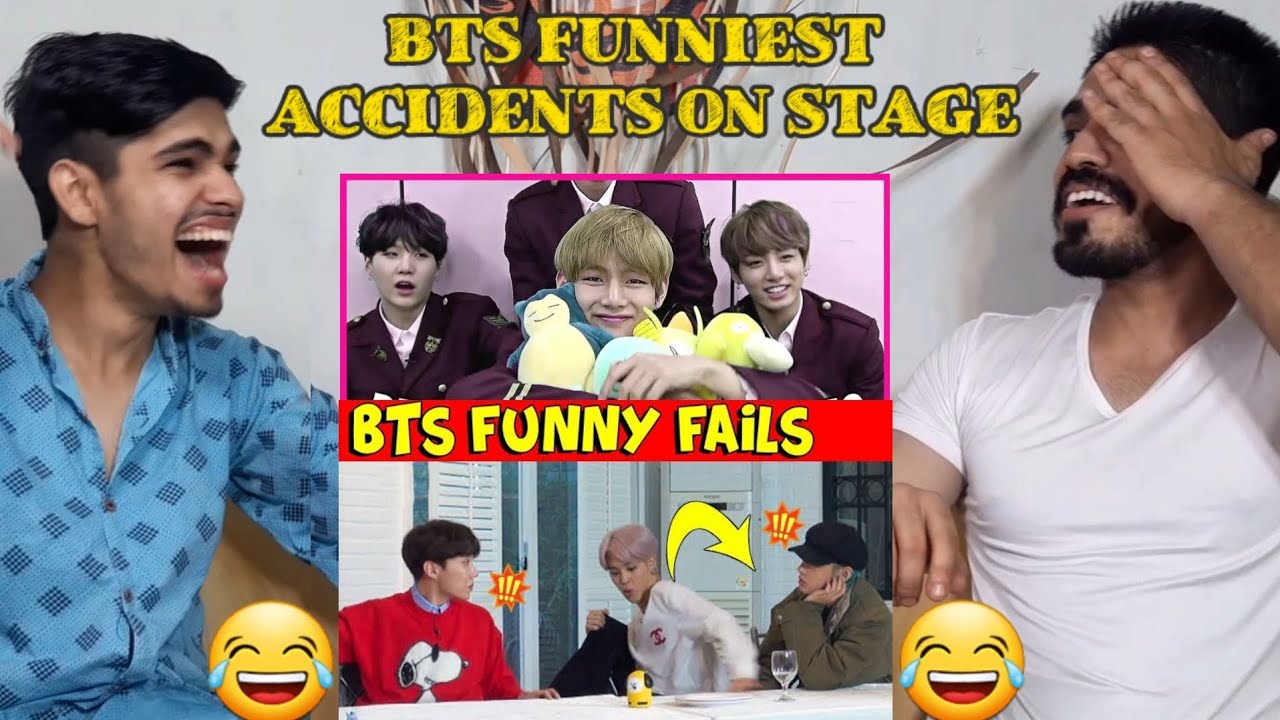 PAKISTANI REACTION ON BTS FUNNIEST ACCIDENTS | BTS Funny Fails Moments