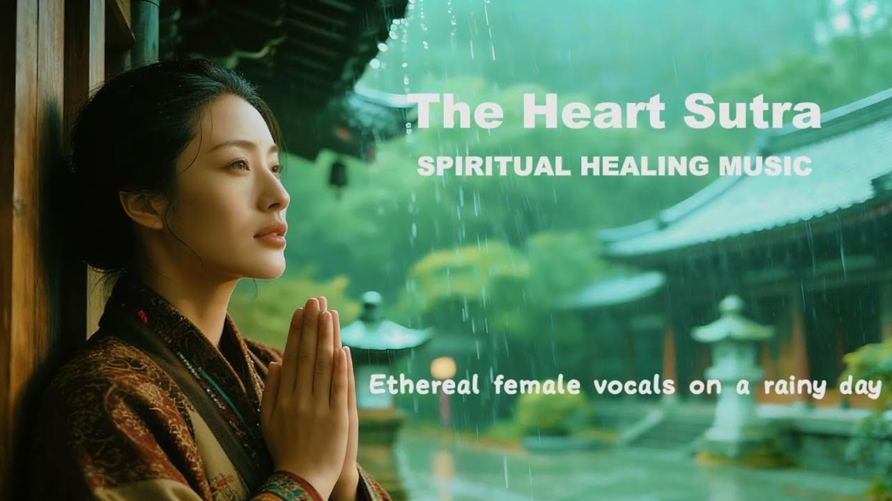 The Heart Sutra Ethereal female vocals on a rainy day#DeepRelaxation#StressRelief #Mindfulness 