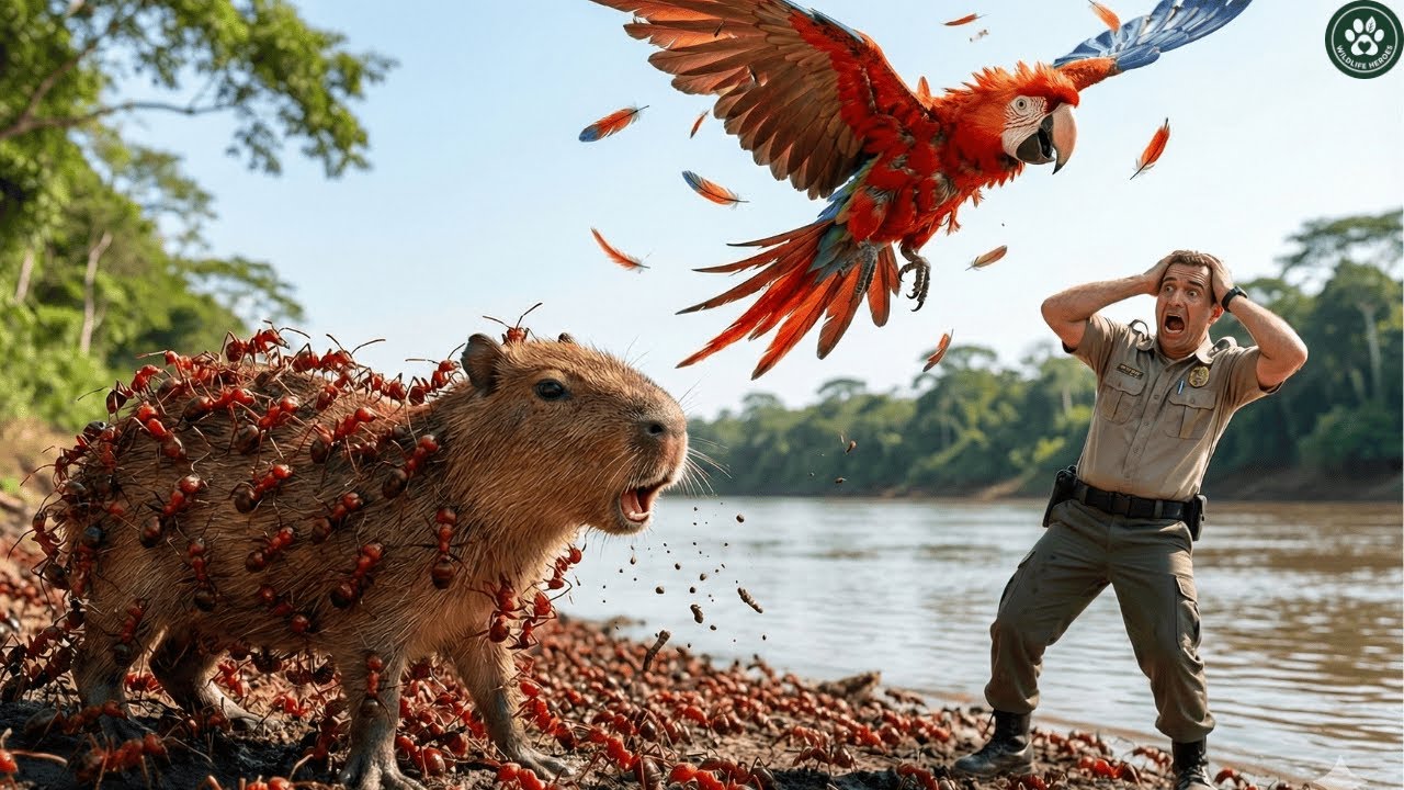 Inside the Amazon Jungle:  Army Ants, Storms, and Animal Rescue.