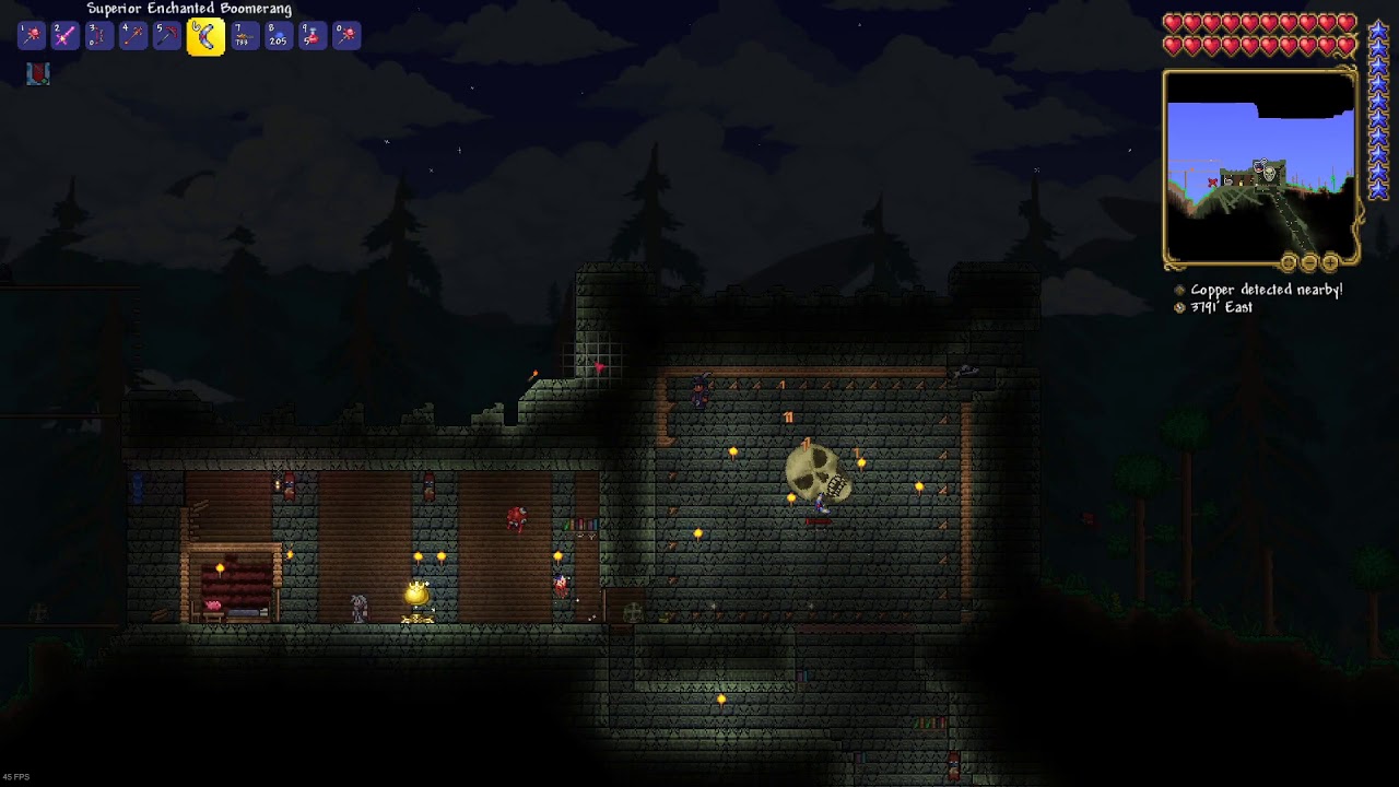 Killing a Dungeon Guardian in Master Mode with Pre-Hardmode gear
