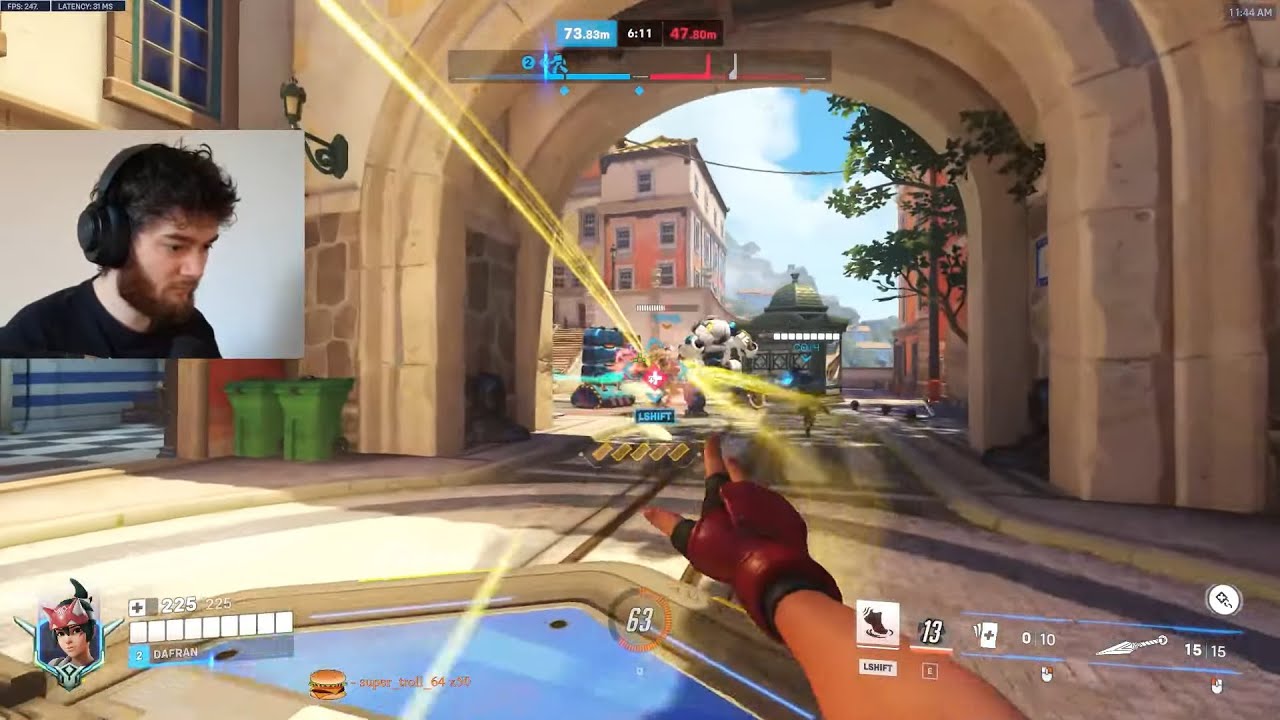 DAFRAN SHOWS HOW NEED TO PLAY KIRIKO IN OVERWATCH 2 RANKED - GAMEPLAY SEASON 20