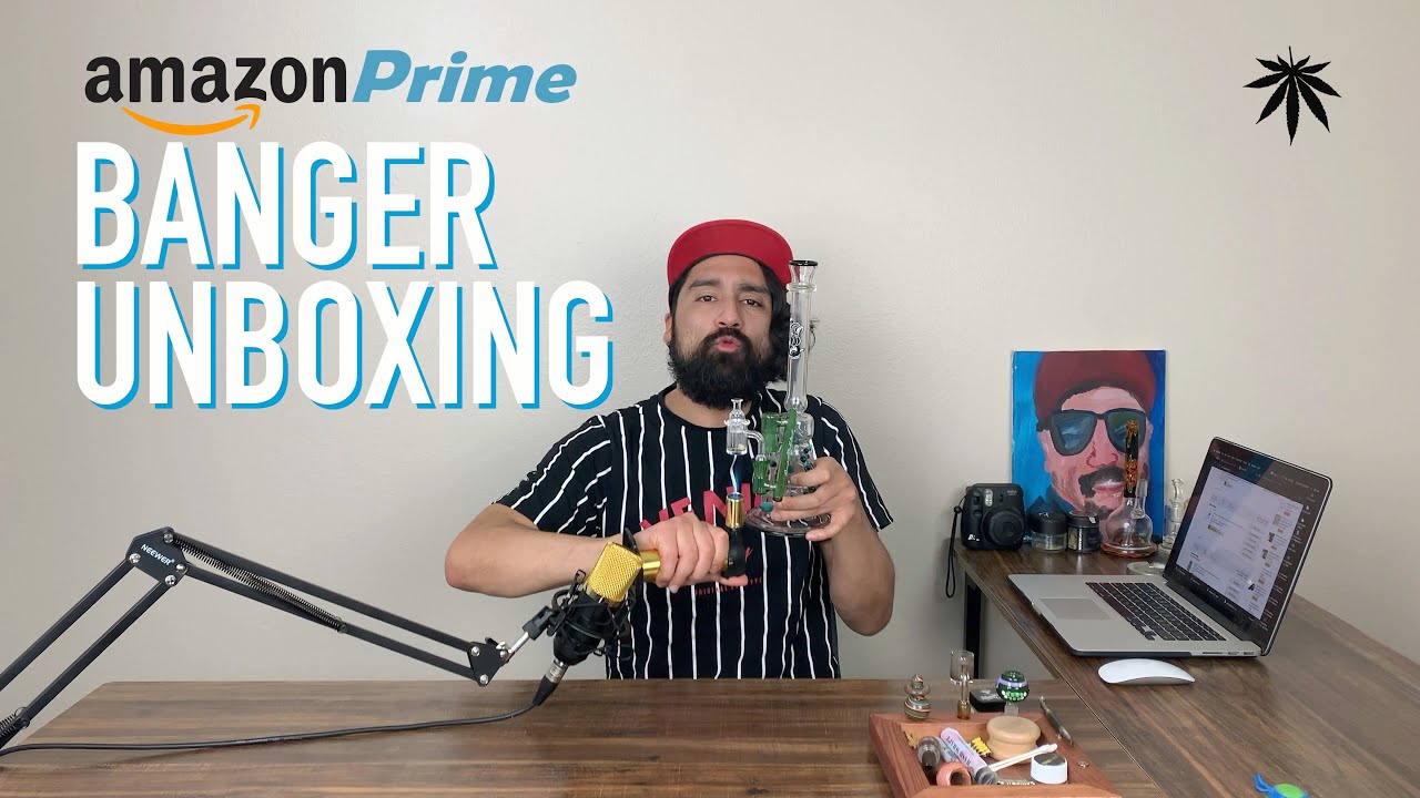 CHUCKIE FUEGO DABS AND UNBOXES A QUARTZ BANGER FROM AMAZON PRIME