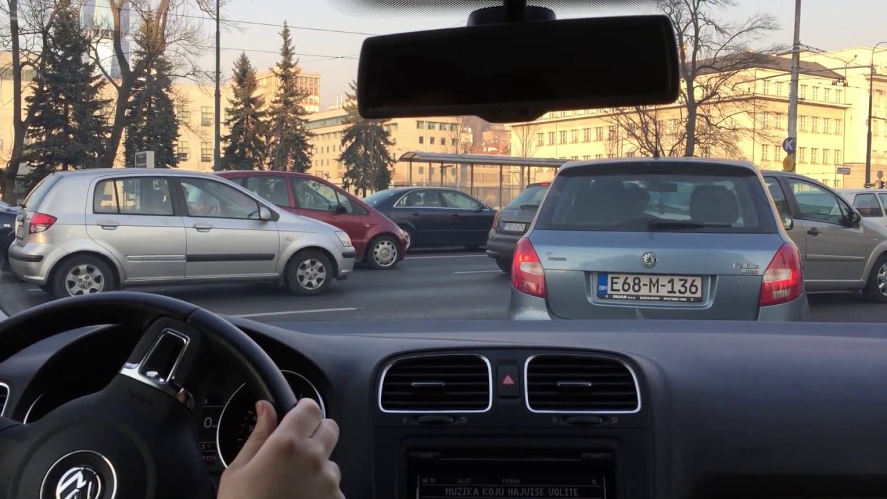2013 Golf 6 *POV* - TIME LAPSE - Sarajevo City Drive (Bosnia and Herzegovina)