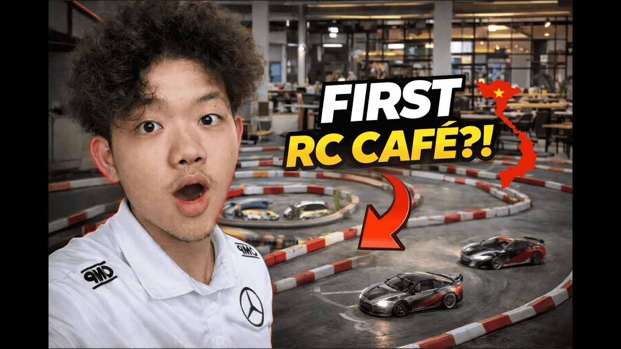 INSIDE the FIRST RC Cafe in Vietnam  🏎🔥💨