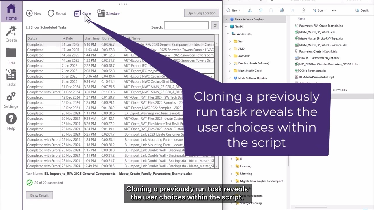 Open Revit Models Using Ideate Automation