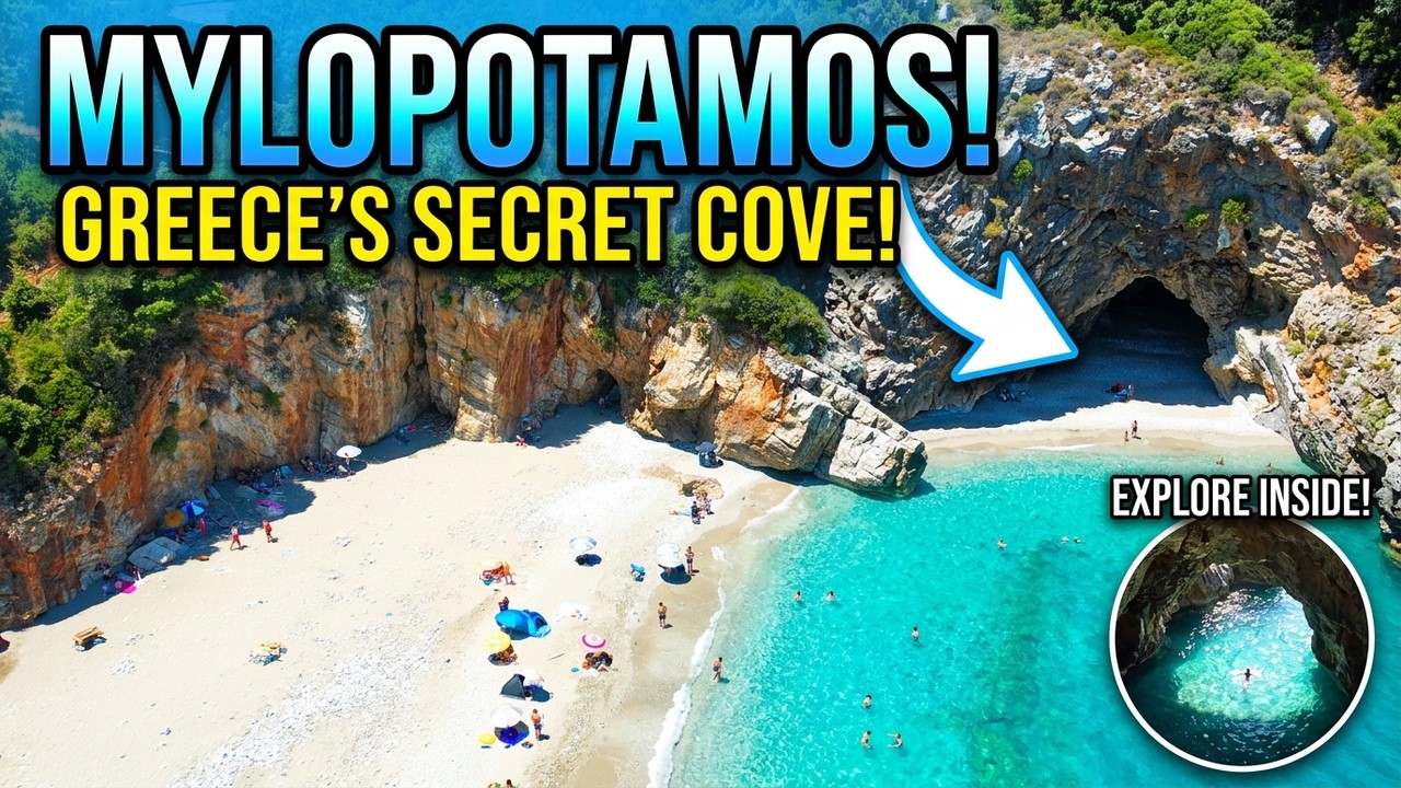 Pelion Mylopotamos beach in 4k is a Dream!