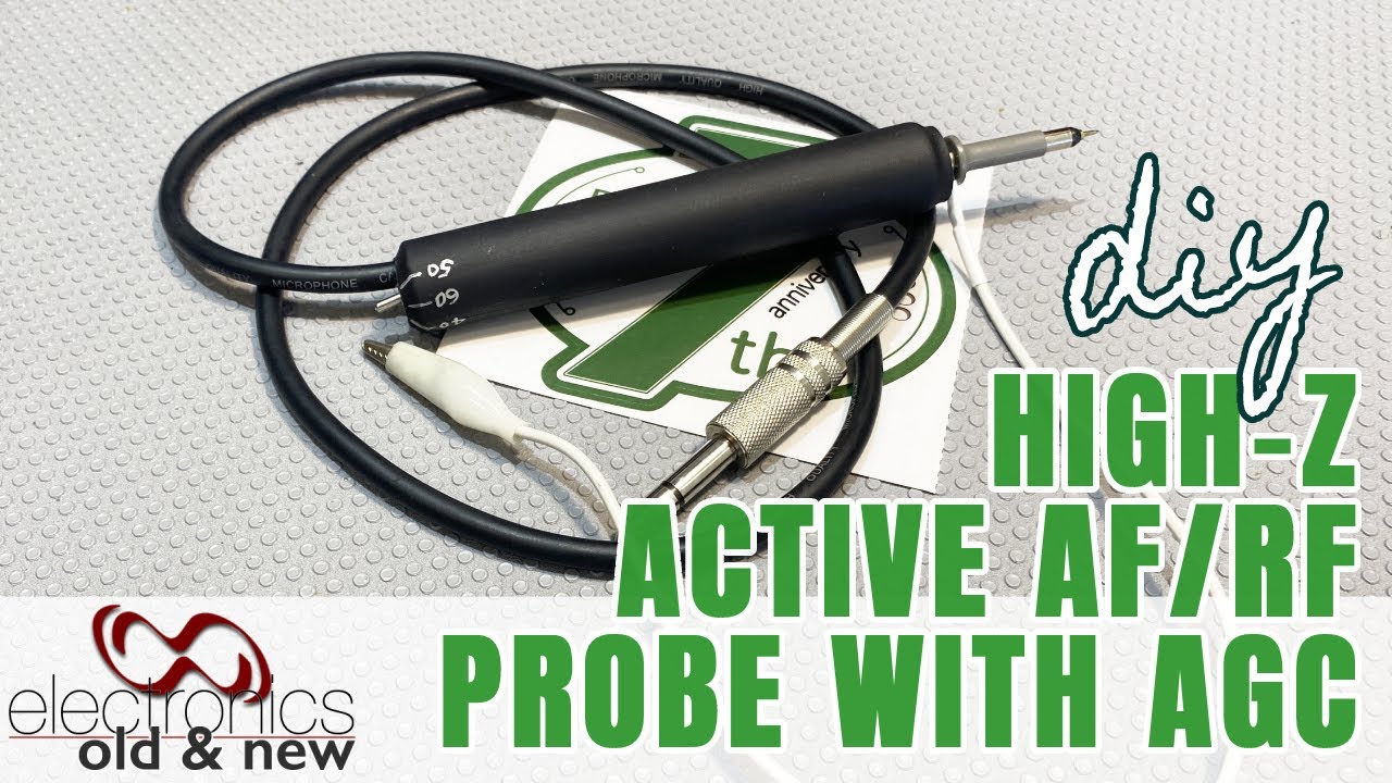 High-Z Active RF/AF Probe with AGC. Making something good even better. #PCBWay#