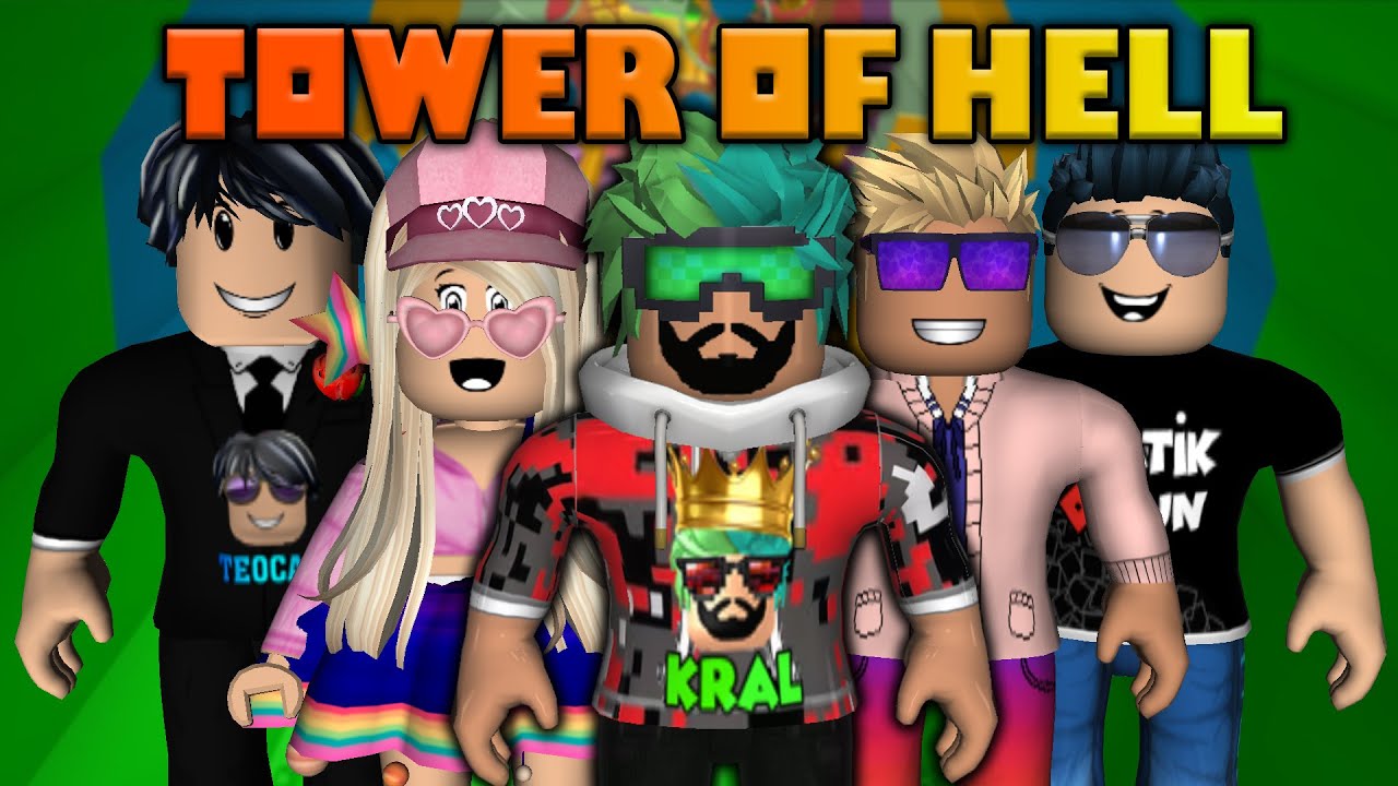 ÇILDIRTAN PARKUR | Roblox Tower of Hell | Roblox Türkçe Han Kanal Gitaristv Buse Duygu Teo Pratik