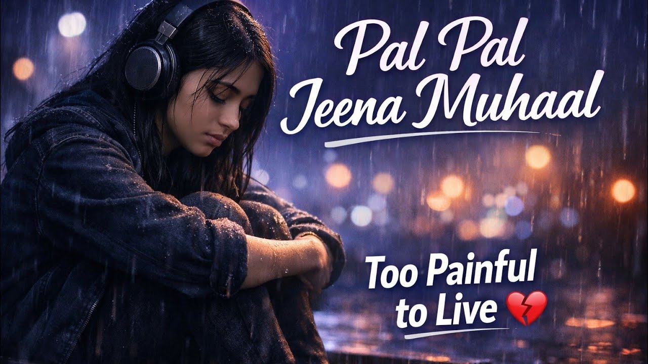 Pal Pal Jeena Muhaal 💔 | Hindi Sad Lo-Fi Song | Heart Touching Feel