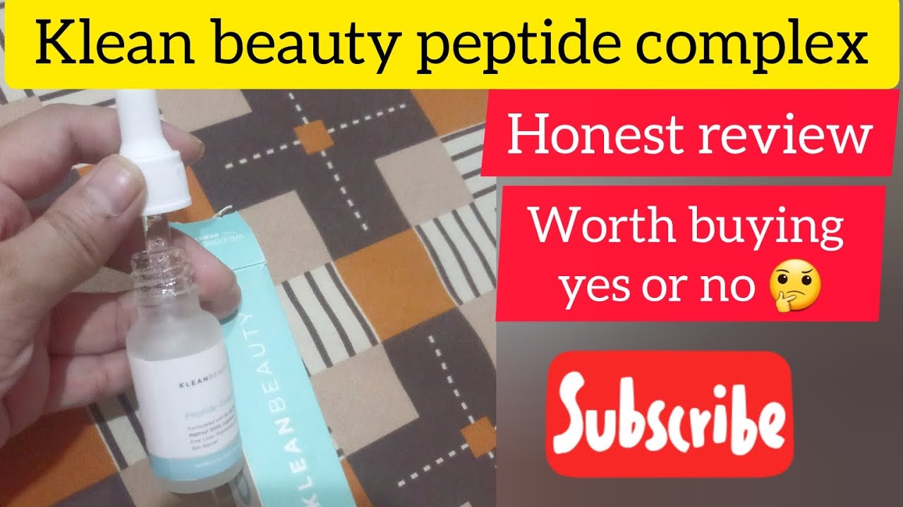 Klean beauty peptide complex serum | Honest Review #beauty_maestro #youtubevideo #skincare