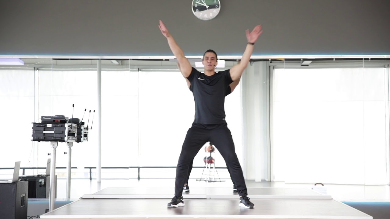 HealthclubNU - Home Workout - Low Impact Choreo met Duco Bauwens