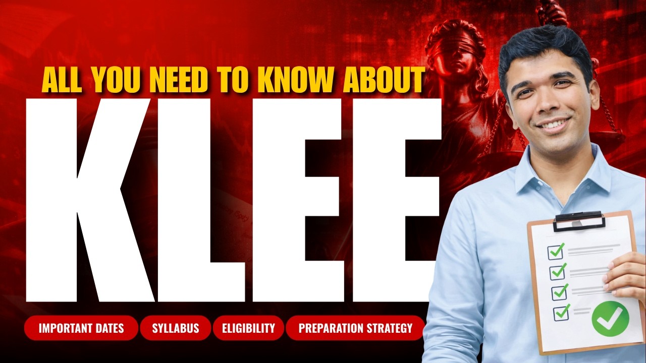 Kerala Law Entrance Examination 2026 | KLEE | DATES | SYLLABUS | EXAM | LL.B.