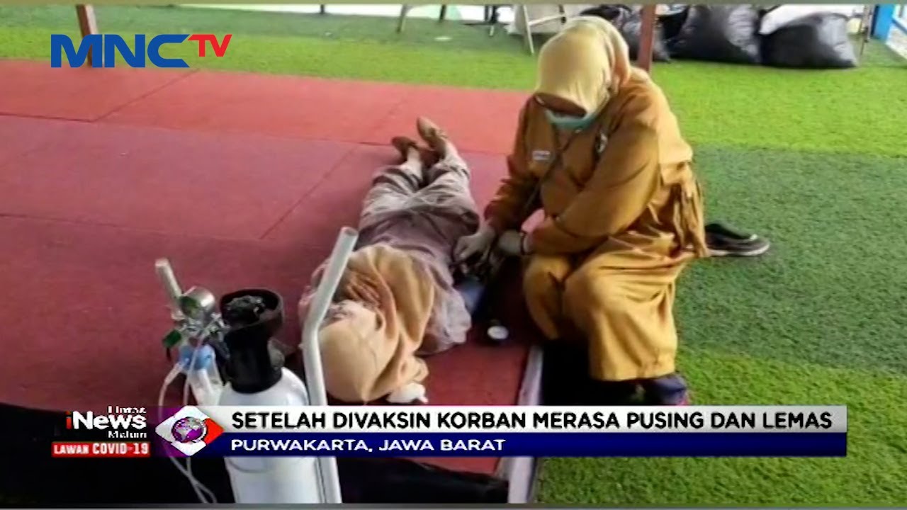 Fobia Jarum Suntik, Peserta Vaksinasi Pingsan #LIM 13/08