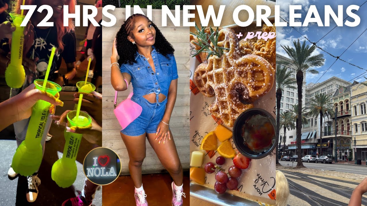 72 HRS IN NEW ORLEANS + prep| bnb tour, first time on bourbon street, brunch, parties + more