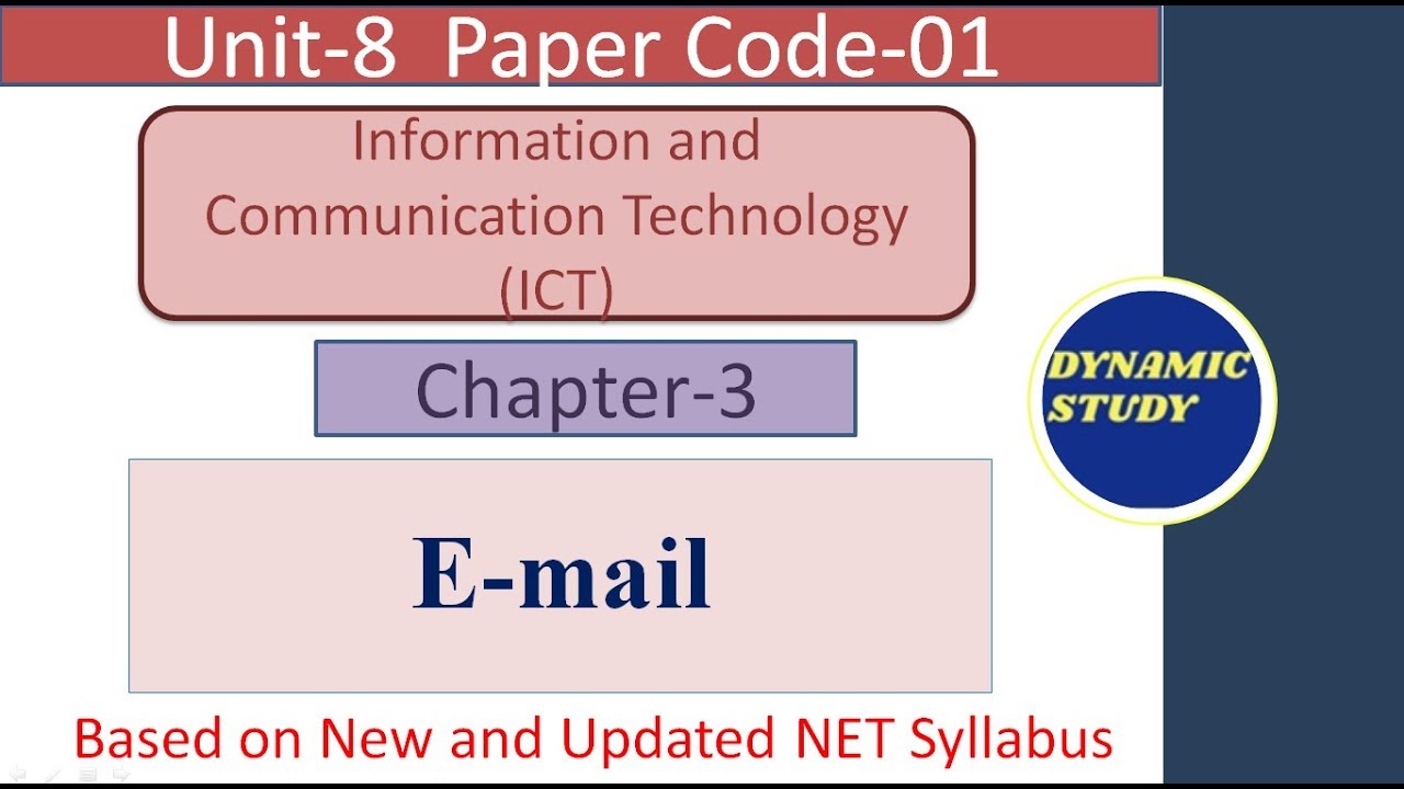 E-mail | Chapter-3 | ICT