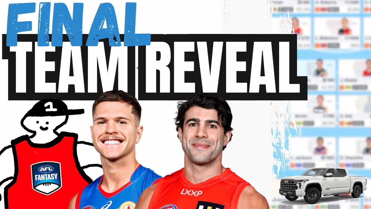 Окончательный состав команды объявлен | AFL Fantasy 2026