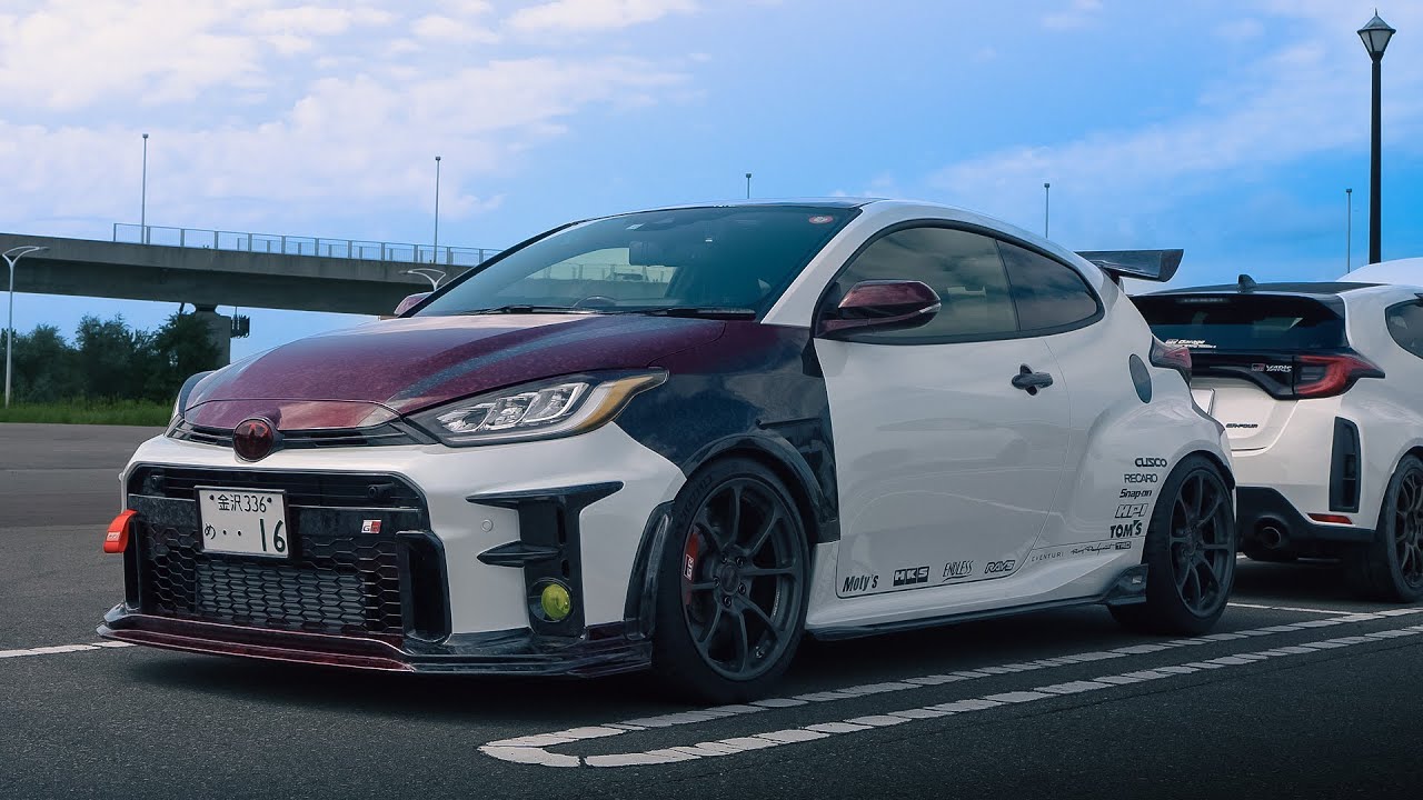 大リスの会 in 海王丸パーク 2023 yaris 5 |custom|4K|jdm